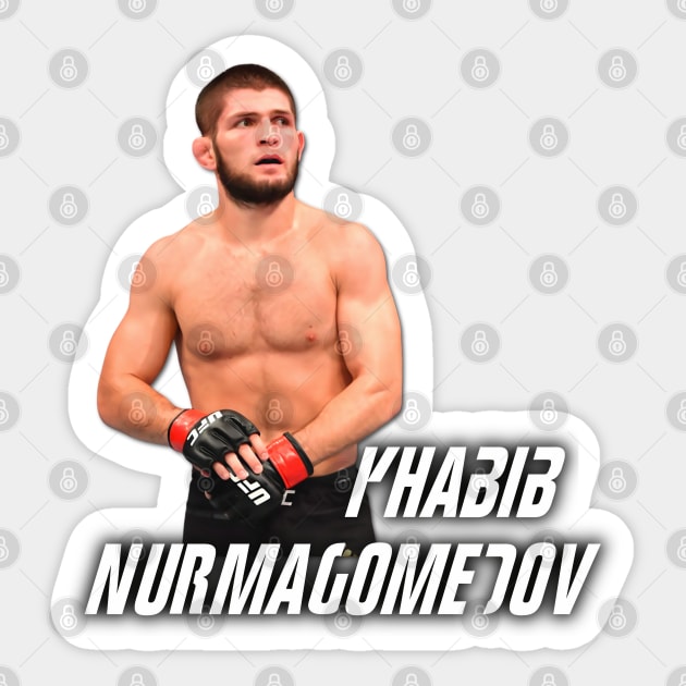 Khabib (The Eagle) Nurmagomedov - UFC 242 - 111201751 Sticker by Semenov